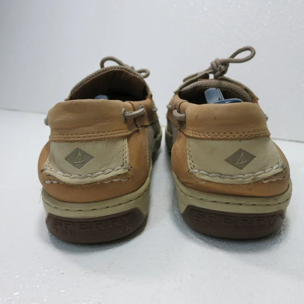 Sperry Top-Sider 3 Eye Nubuck Leather Cloth Deck Boat Shoes Kutsu Zapato 13 W